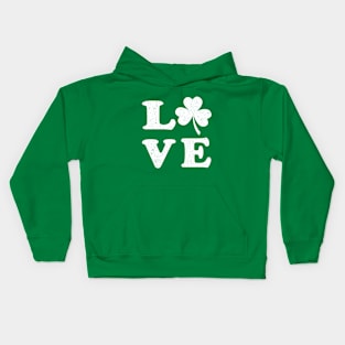 Love St Patricks Day Kids Hoodie